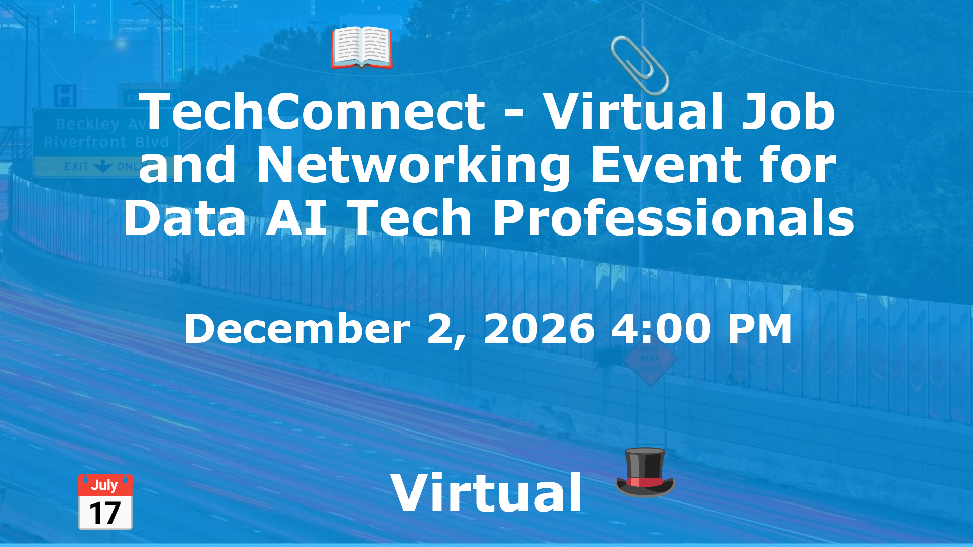 TechConnect - Virtual Job and Networking Event for Data AI Tech Professionals event image